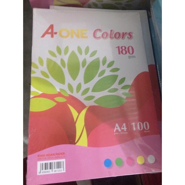 Bìa thái A4 định lượng 180 ( màu trắng )