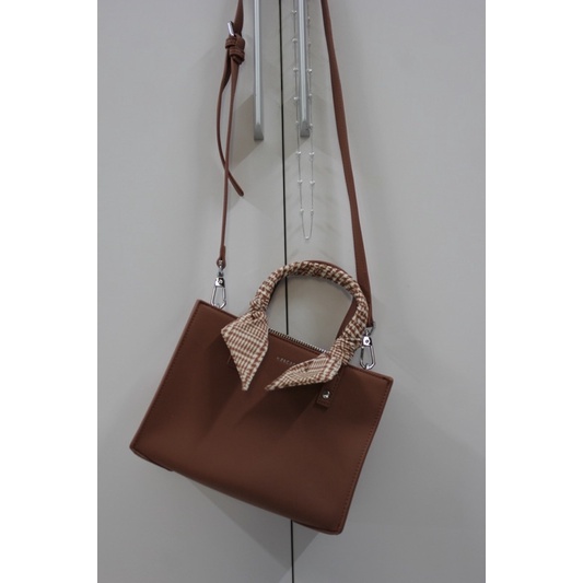 Túi xách Vascara new 100% màu cam hồng