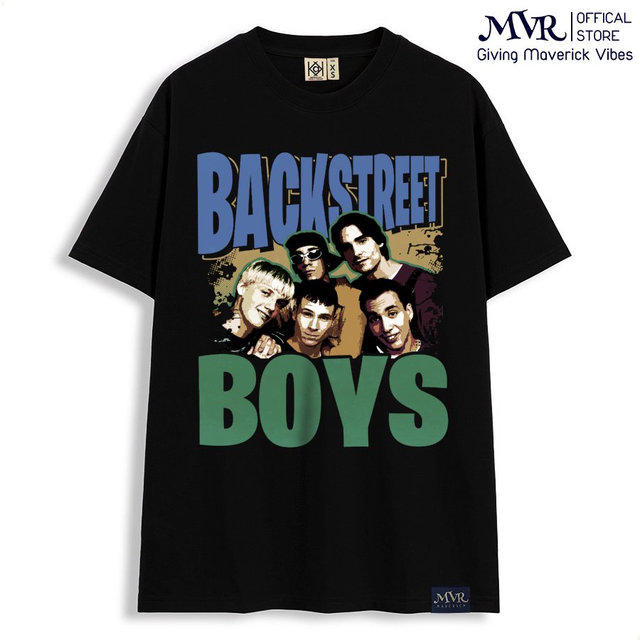 Áo thun nam nữ tay lỡ Cotton thoáng mát huyền thoại âm nhạc backstreet MVR KK3885