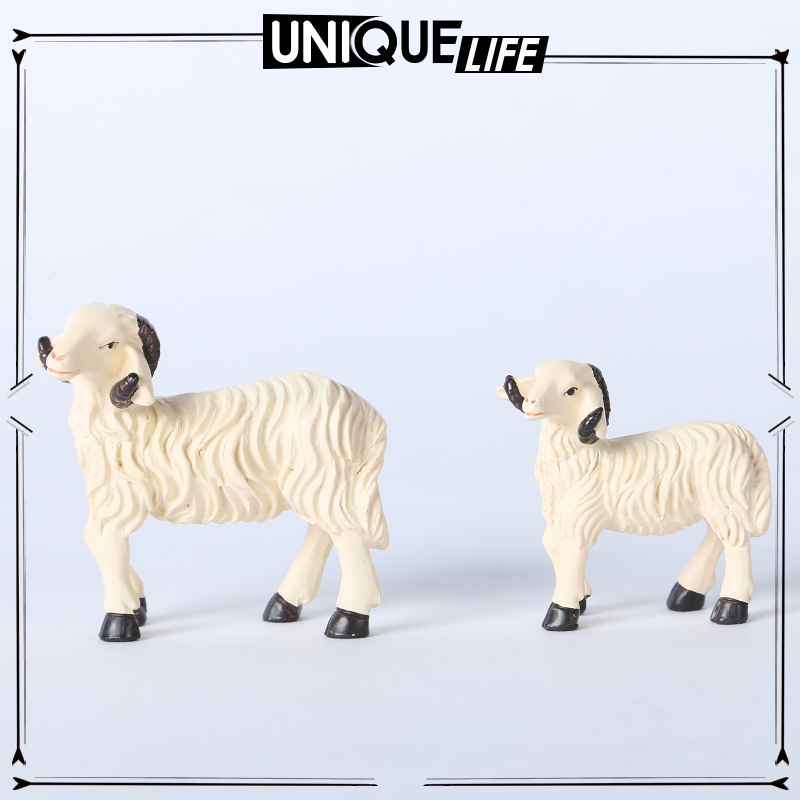 6 Mô Hình Cừu Trang Trí Nhà Búp Bê Ngoài Trời