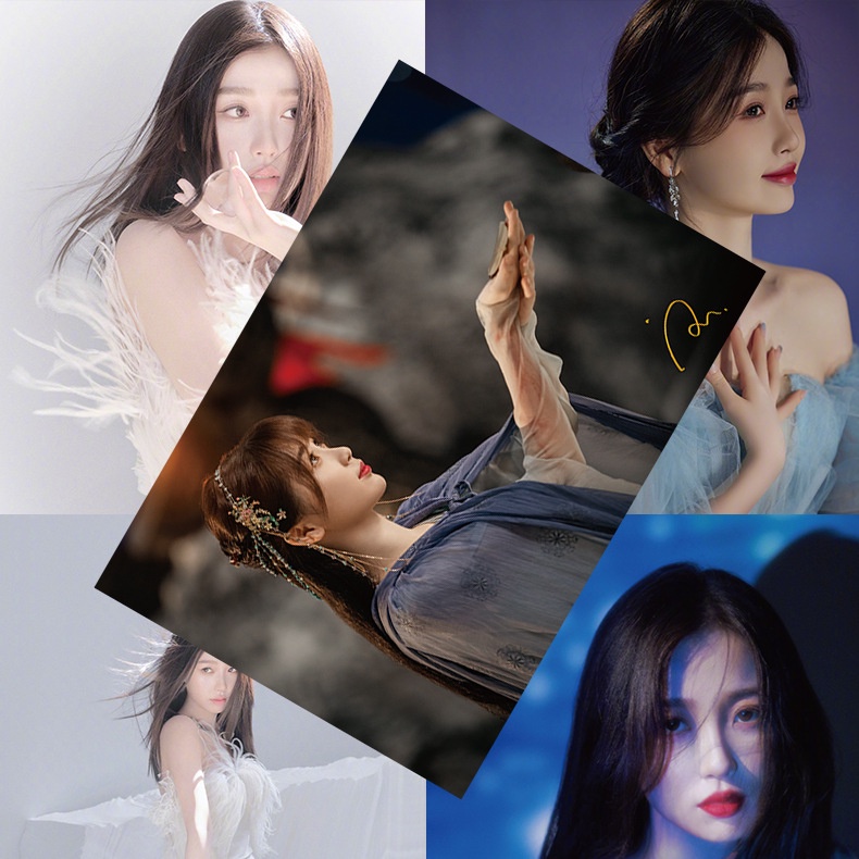 Set 8 Tấm Áp Phích Dán Tường In Hình Wang Hedi Yu Shuxin Trang Trí Ký Túc Xá