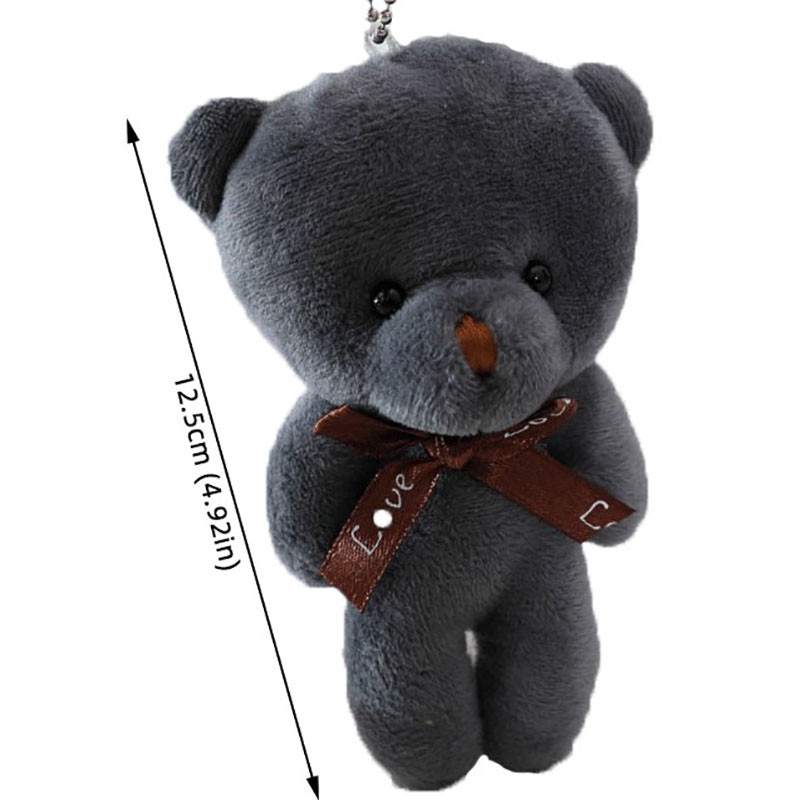 Teddy Bear Plush Toys Little Bear Doll Keychain Pendant Baby Toy