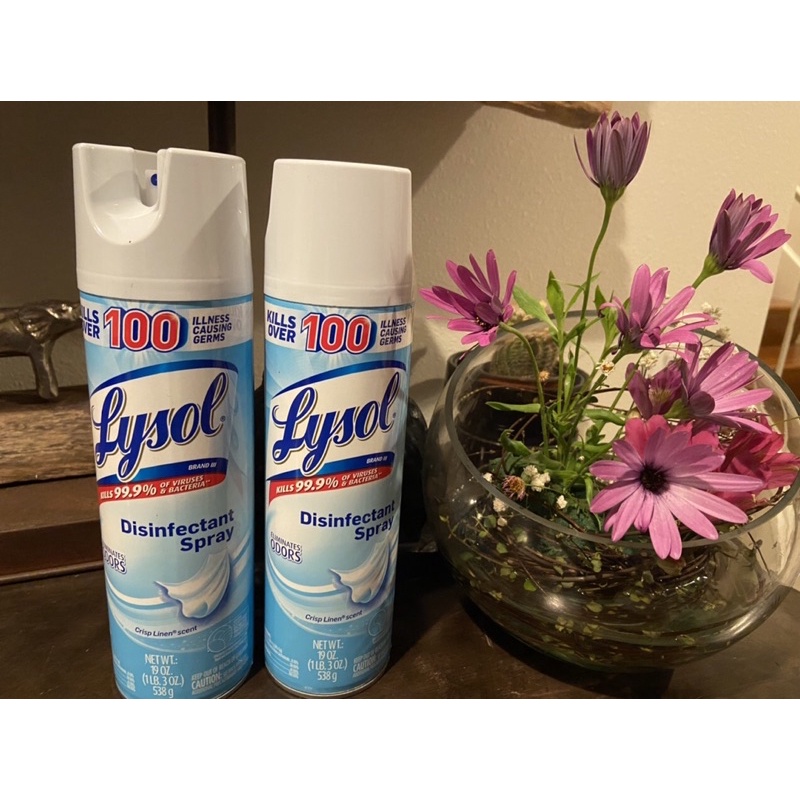 Xịt phòng khử khuẩn Lysol Disinfectant Spray Crisp Linen 538g
