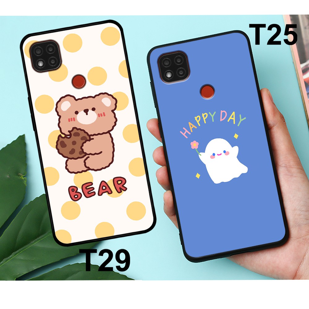 Ốp lưng Redmi 9C - Redmi 10C in hình gấu bear cute dễ thương. Ốp lưng Rẻ Bền Đẹp