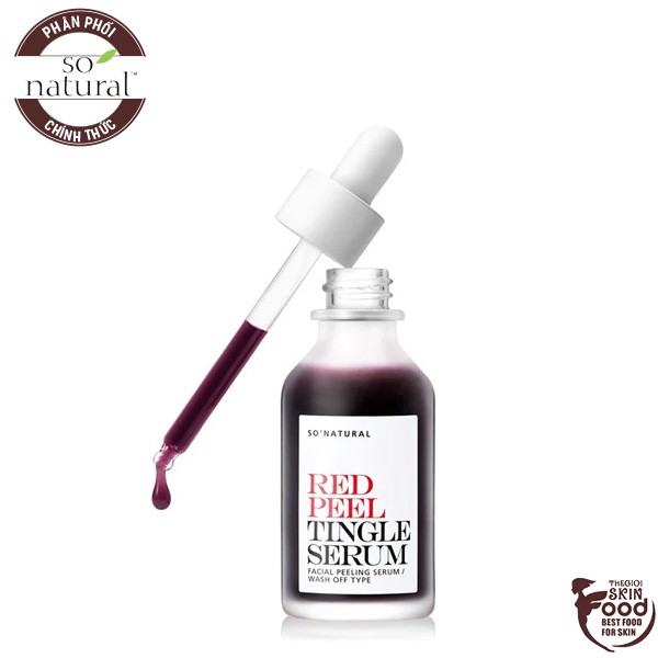 Tinh Chất Tẩy Da Chết Hóa Học So' Natural Red Peel Tingle Serum 35ml