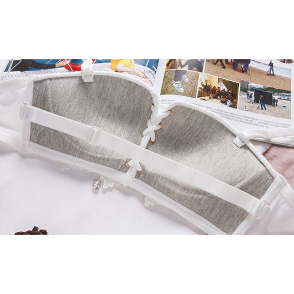 Áo ngực quây không gọng siêu nâng, chống trượt, có thể điều chỉnh dây tạo khe ngực | BigBuy360 - bigbuy360.vn