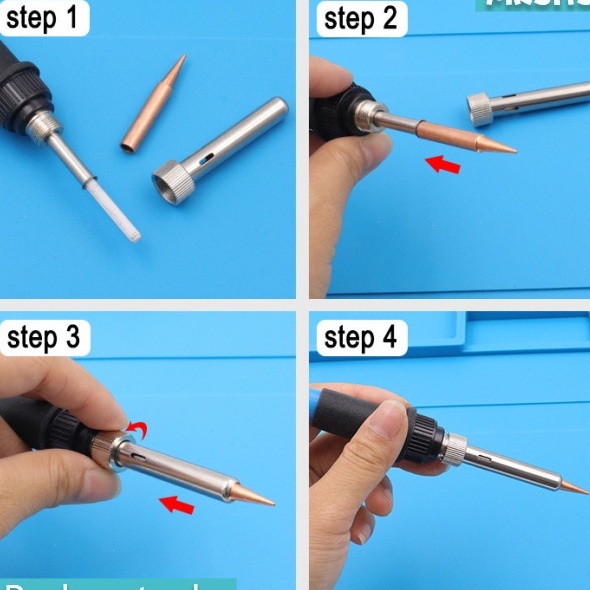 Set 5 Đầu Hàn 900M Bằng Đồng Nguyên Chất Không Chứa Chì Cho Công Cụ Hàn 936