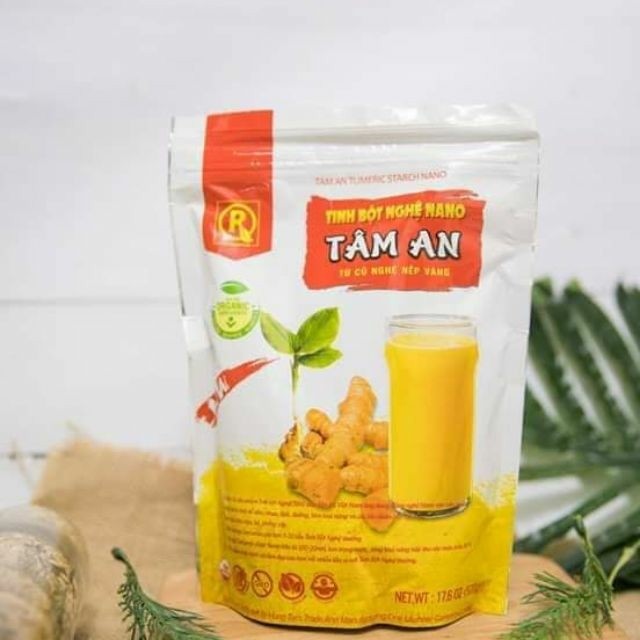 TINH BỘT NGHỆ NANO TÂM AN - Nano Curcumin 500gr **GIÁ SỐC