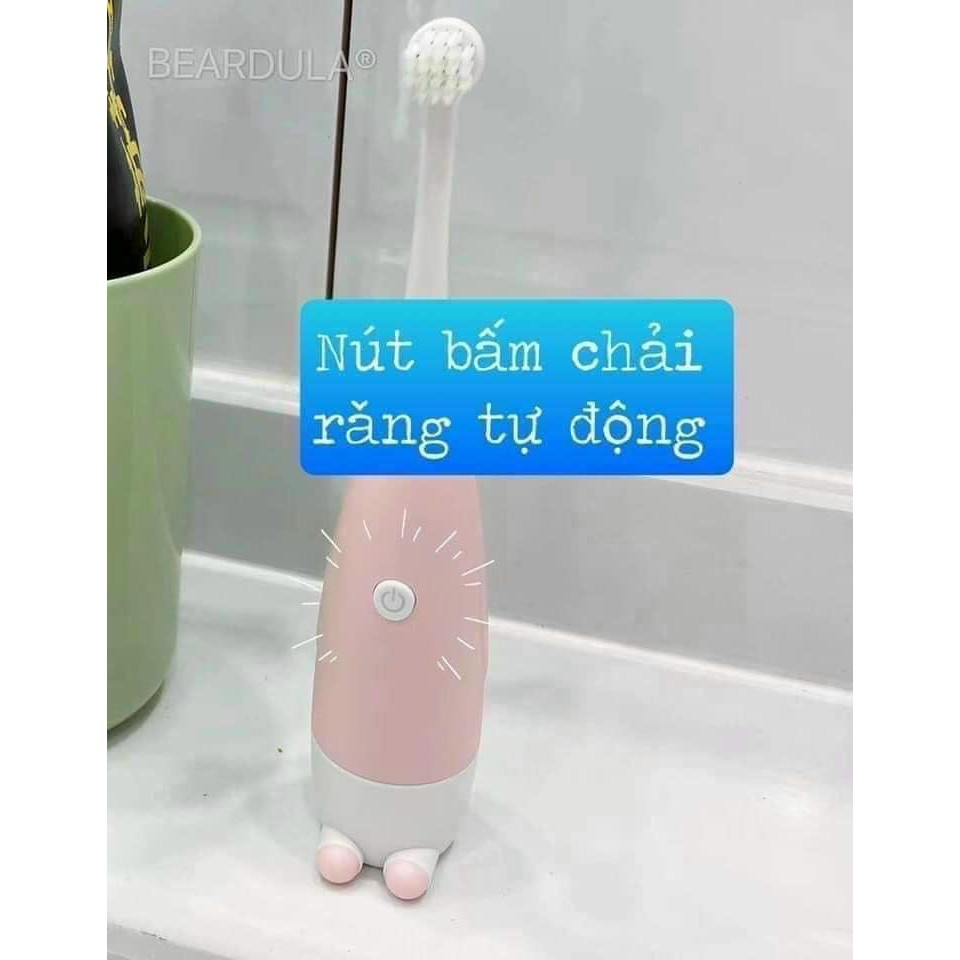 BÀN CHẢI ĐIỆN HÌNH HƯƠU CAO CỔ CHO BÉ