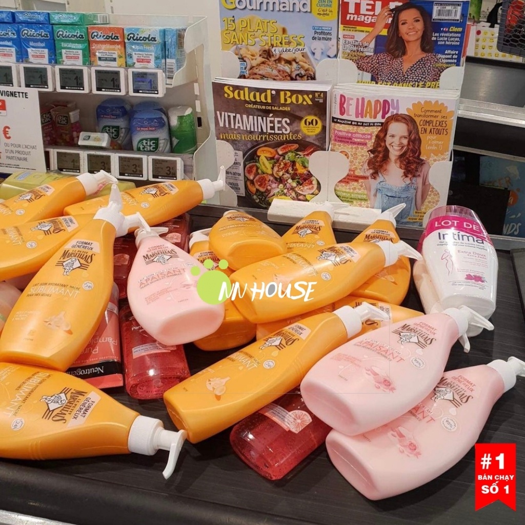 Sữa dưỡng thể body, toàn thân Le petit Marseillais dưỡng ẩm,tái tạo da,chăm sóc da mịn màng glycerin body lotion massage