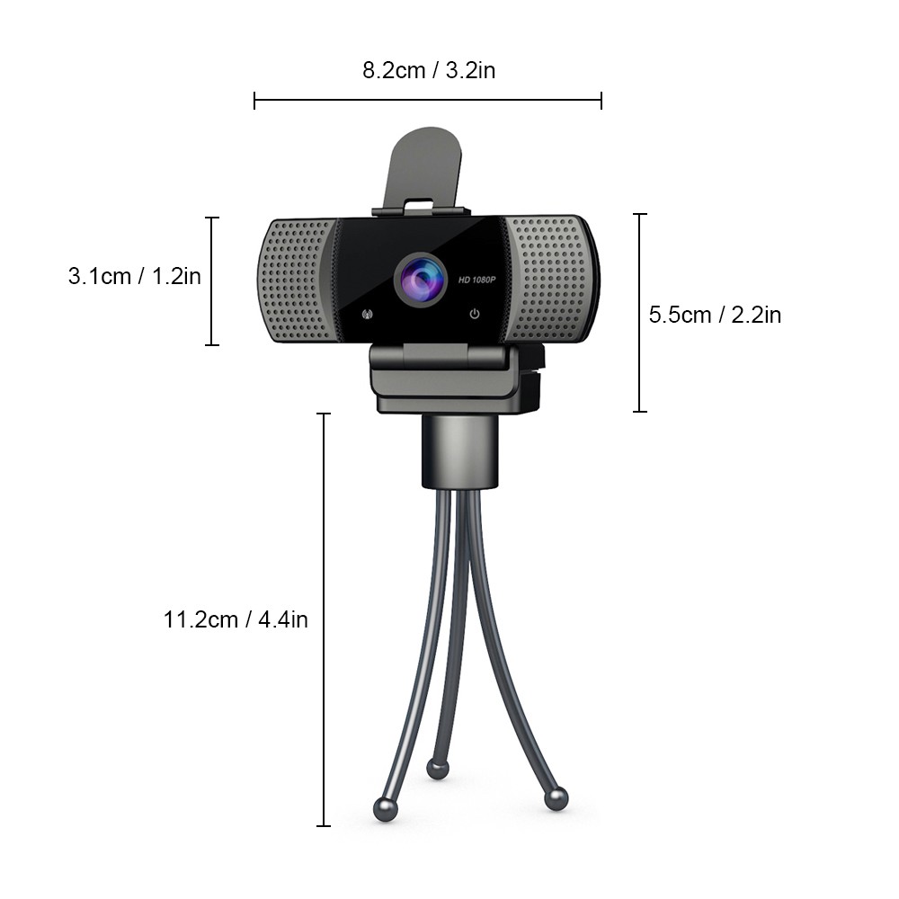 Camera Usb 1080p Full Hd 30fps Kèm Phụ Kiện | BigBuy360 - bigbuy360.vn