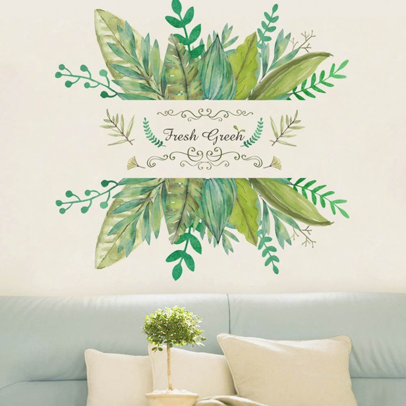 Nhãn dán tường decal trang trí nhà ở phong cách hiện đại