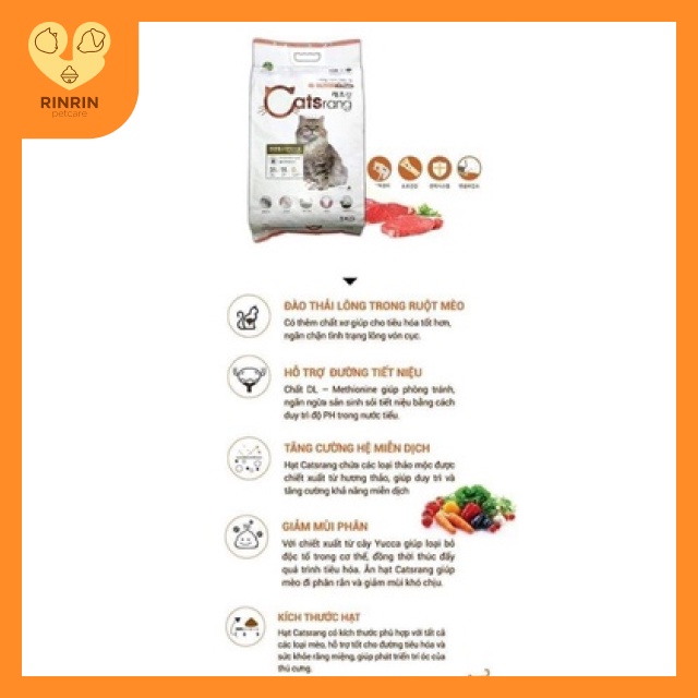Hạt catsrang cho mèo mọi lứa tuổi 400gr