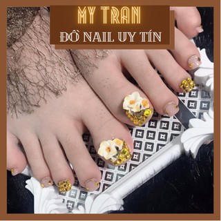 móng típ chân nail siêu to hot 2021