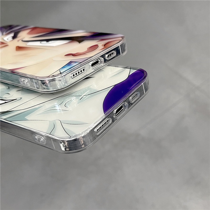 Ốp Điện Thoại Dẻo Trong Suốt Họa Tiết Hoạt Hình Dragon Ball Frieza Son Goku Cho IPhone14 Plus Pro Max 13 12 11