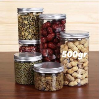 Hũ nhựa đựng các loại hạt 500g - 1 Lốc