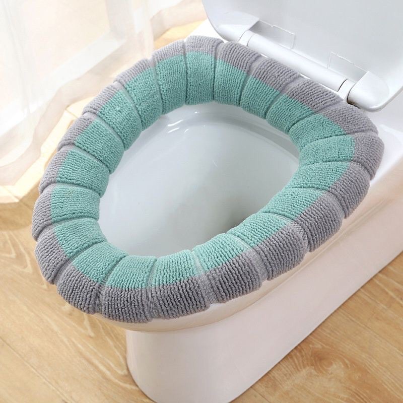 Miếng lót bồn cầu nỉ bông chống lạnh