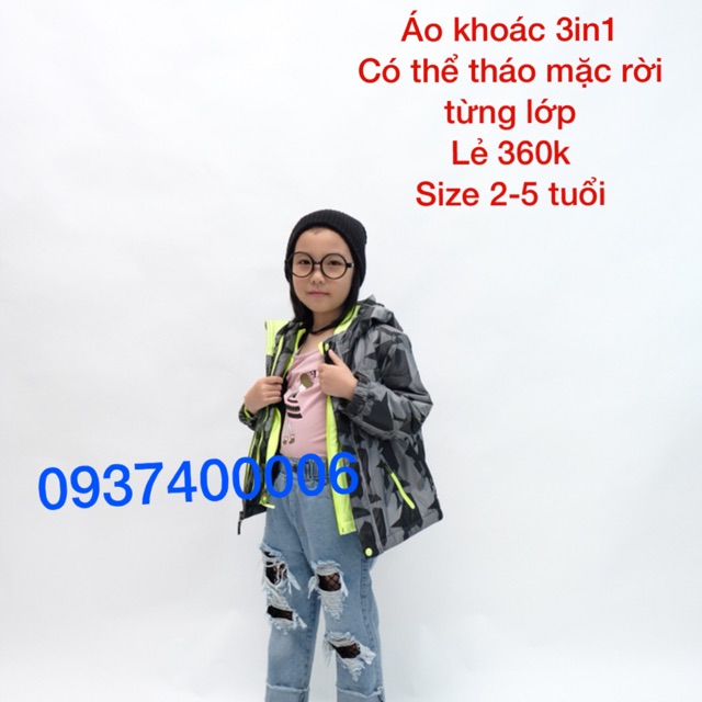 Áo khoác Cat Jack 3in1
