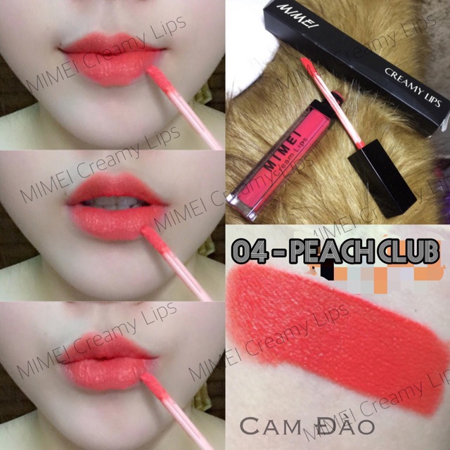 Son Lì MIMEI - MÀU CAM ĐÀO