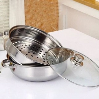 NỒI HẤP INOX 2 TẦNG