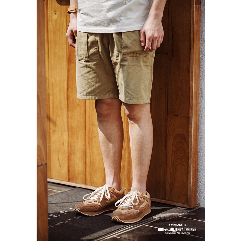 Giày chạy bộ cổ thấp thời trang mùa hè Maden phong cách Anh Quốc hàng mới 2022 dành cho nam học tập chạy bộ