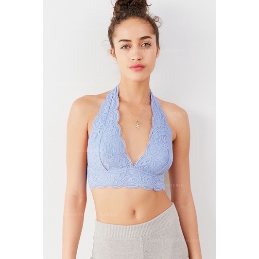 [GIÁ SỐC] Áo lót nữ tròng cổ halter bralette ren trơn nhiều màu chính hãng ANEMONE | BigBuy360 - bigbuy360.vn