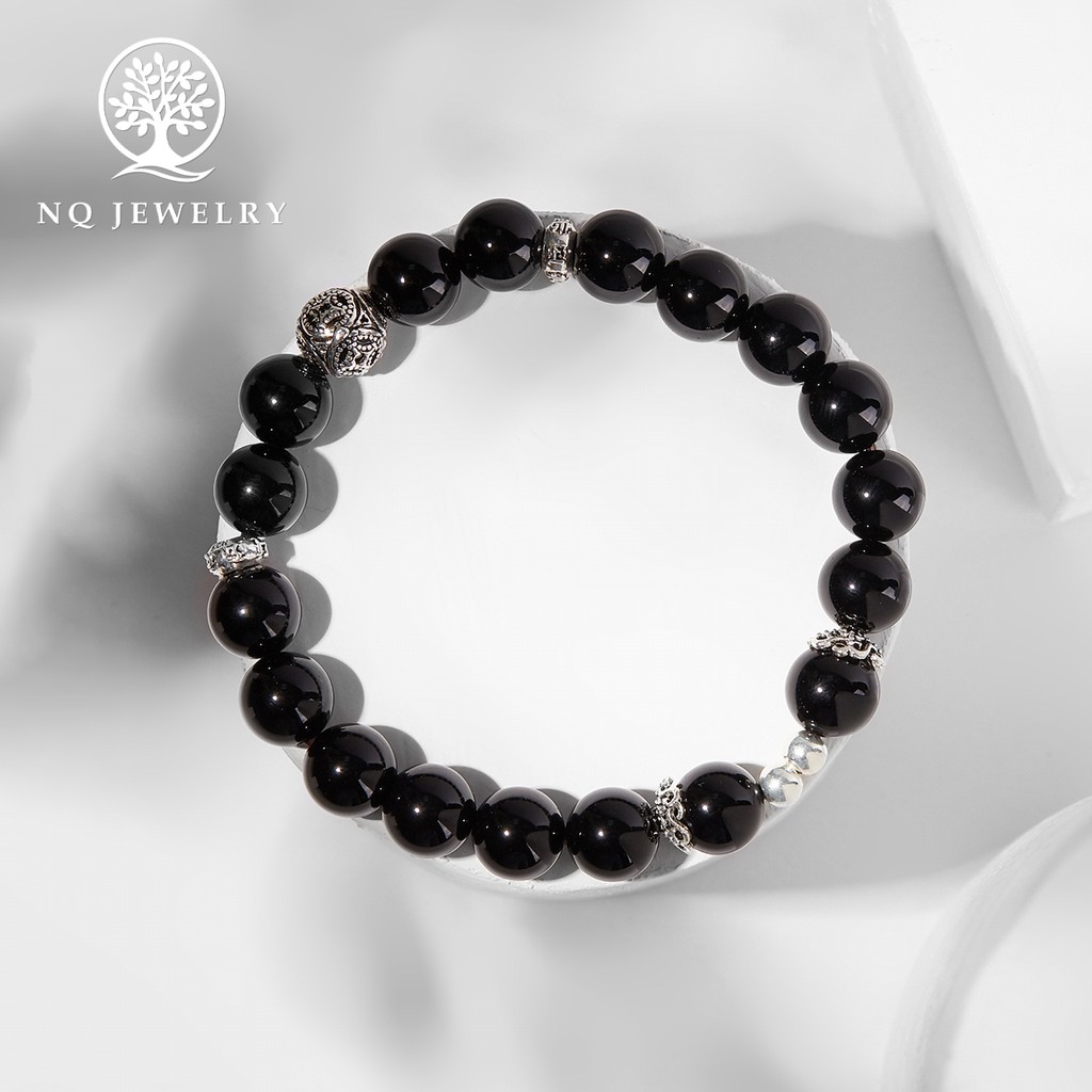Vòng tay charm bạc tròn - NQ Jewelry