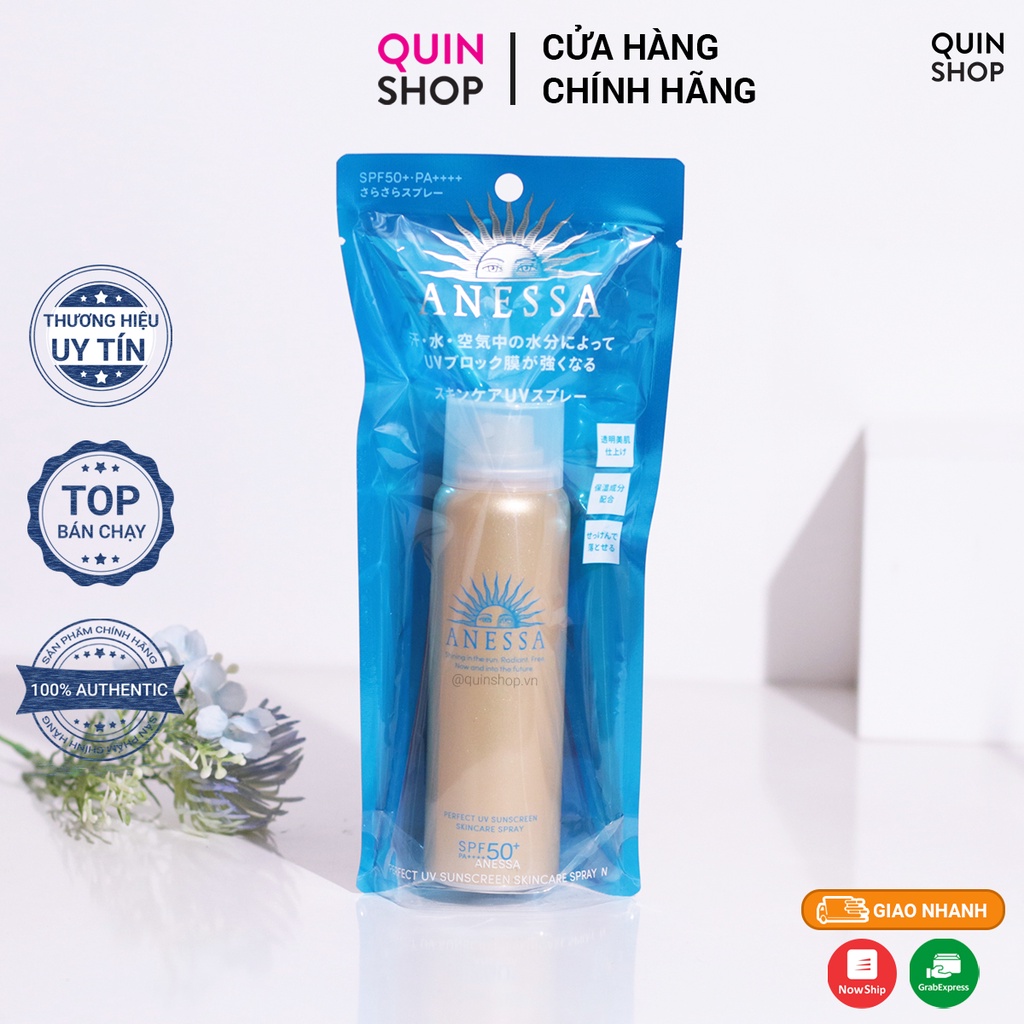 Gel Và Xịt Chống Nắng Anessa Perfect UV Sunscreen Skincare