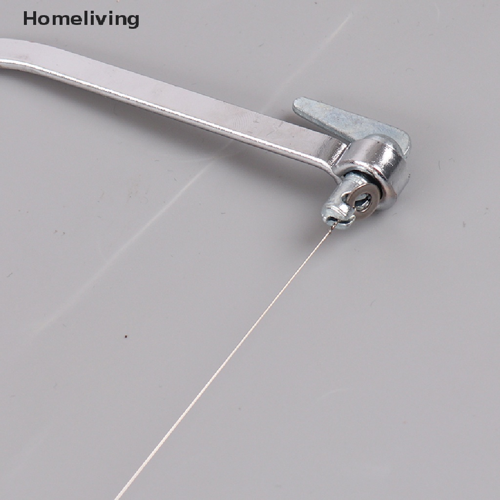 Cưa cắt lưỡi thép không gỉ có 2 dây phụ tay cầm gỗ chuyên dụng cho sáp nến