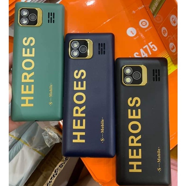 Điện thoại S_Mobile S475- 3 Sim 3 sóng, màn hình lớn 2.8inch, pin trâu - Mới,nguyên seal