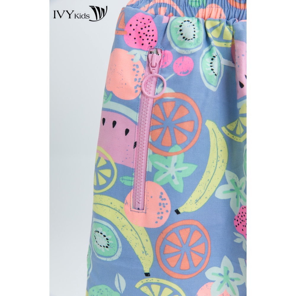 Chân váy bé gái hoa chữ A IVY moda MS 31G1274