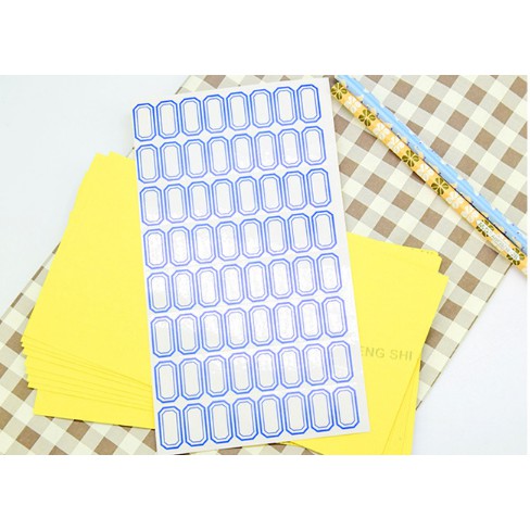 Bộ 64 Tem Nhãn Dán Giá Tiền, Ghi Chú, Sticker | Thẻ Đánh Dấu Phân Loại 5.0 - Art và Đời Sống