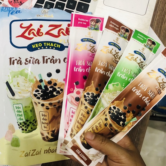 Kẹo Thạch Zaizai Vị Trà Sữa Trân Trâu - Mới