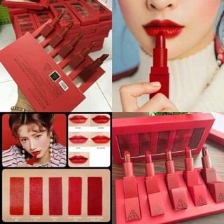 Set son 5 màu tone đỏ size mini