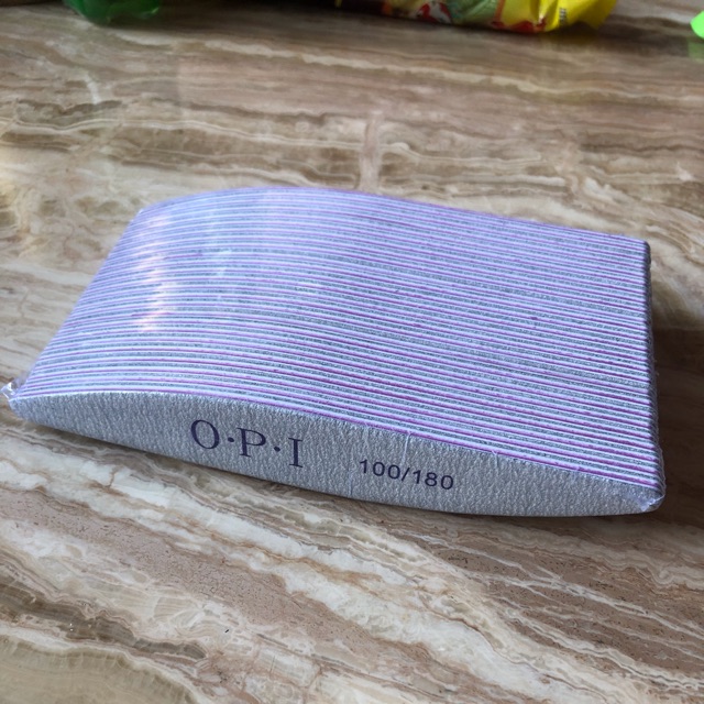 Dũa móng tay opi mẫu hình s 1 vỉ 25 cái