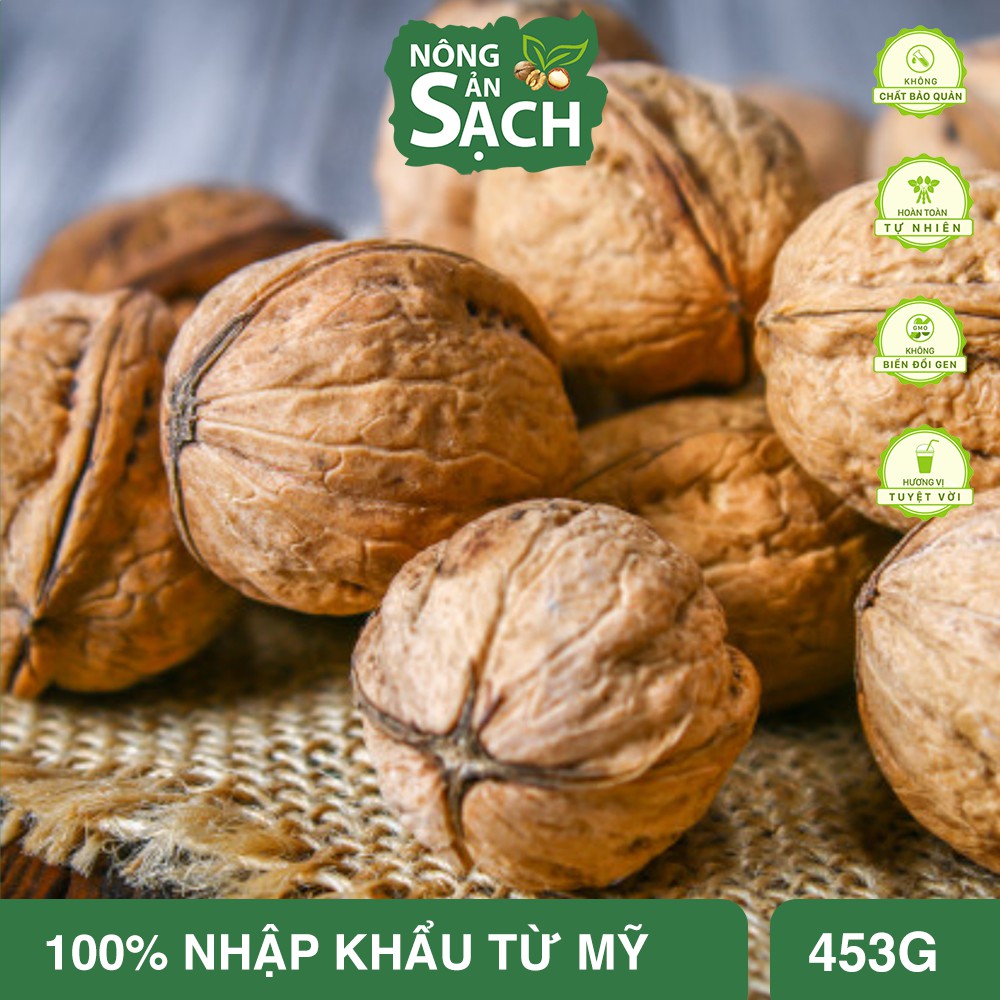 HẠT ÓC CHÓ NHẬP KHẨU MỸ 100% 500g