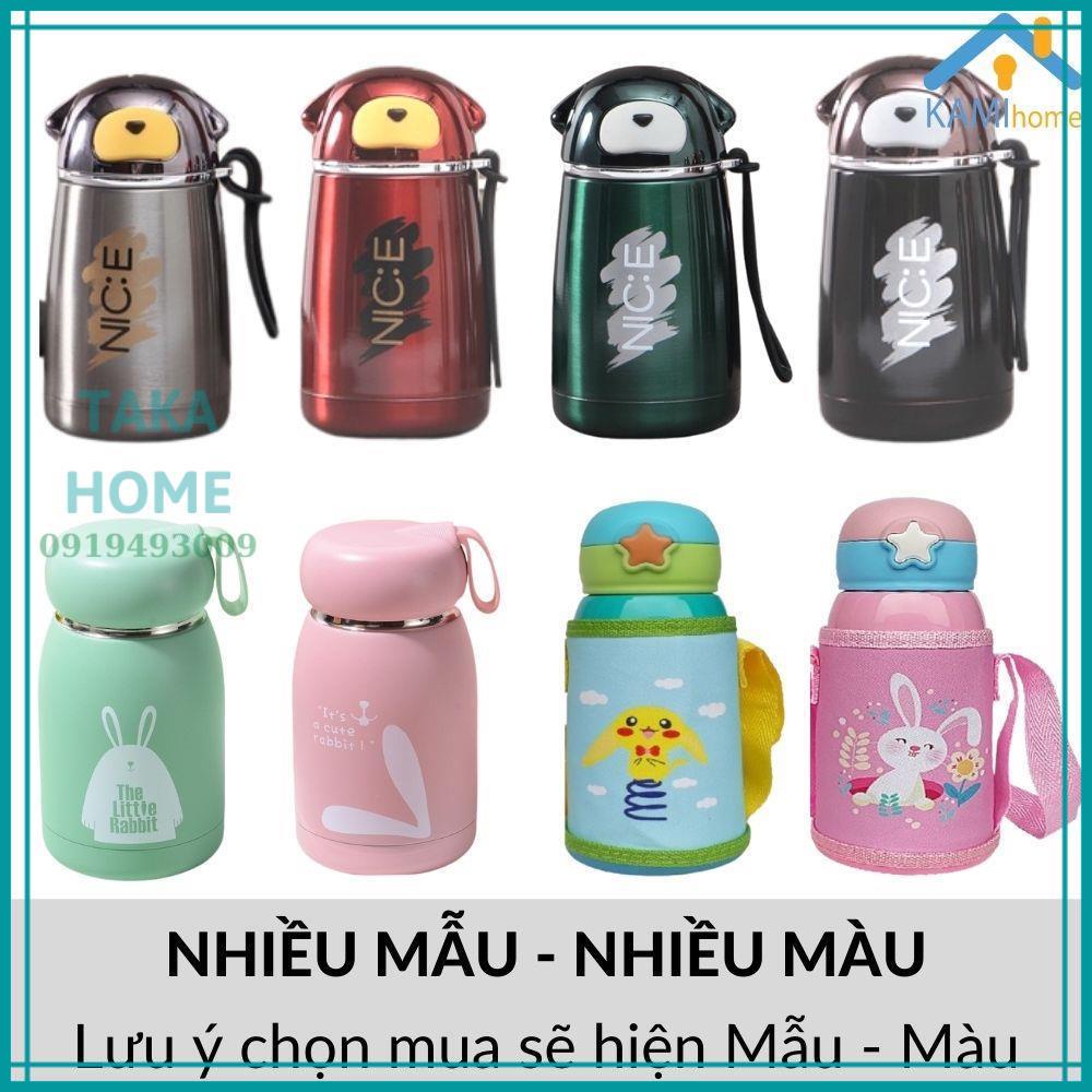 Bình giữ nhiệt cho bé giữ nhiệt nóng lạnh 300ml Inox cao cấp 304 hình dễ thương ,HOT LỖI 1 ĐỔI 1 TAKA HOME