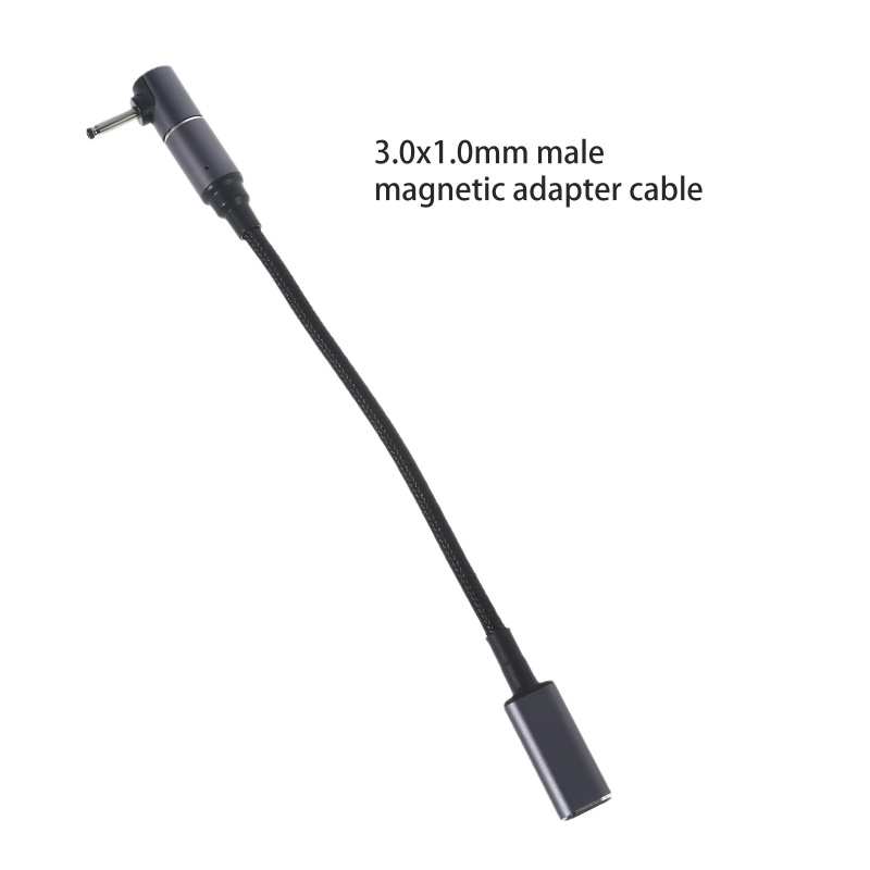 Dây Cáp Sạc Chuyển Đổi 100W Từ Tính Type-C Cái Sang 3 0x1 0mm Dành Cho Laptop