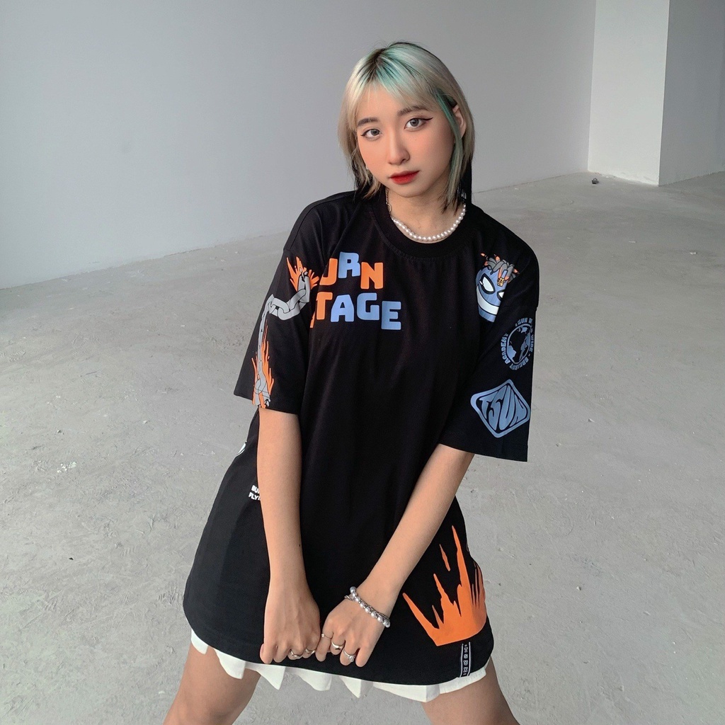 Áo Thun TSUN Paint Mascot Tee - Black