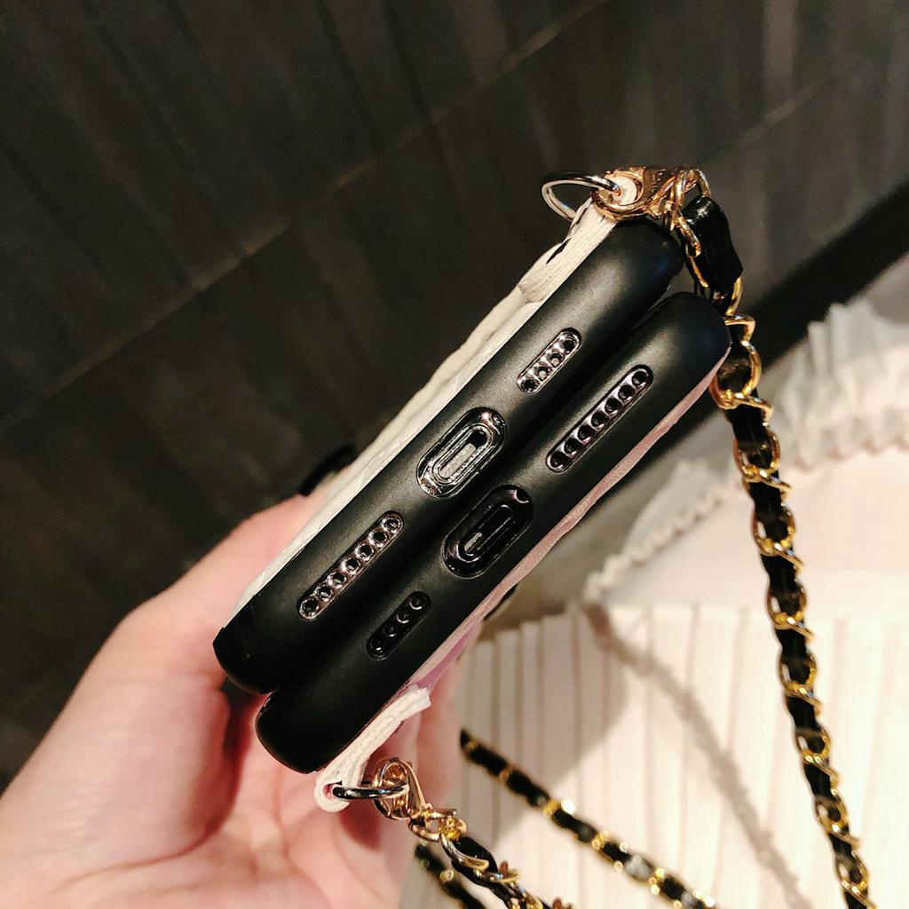 Ốp điện thoại họa tiết xinh xắn có dây đeo cho Iphone 13 12 11 Pro Max 12mini Iphone 6 6s 7 7plus 8 + Ix Xr Xsmax