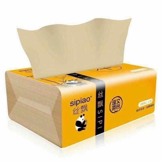 Giấy Ăn Gấu Trúc Sipao Nội Địa Trung - Lẻ 1 Gói Giấy Ăn