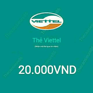 Thẻ viettel 20k