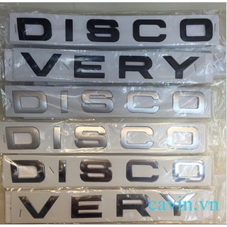 [HÀNG MỚI] Chữ DISCOVERY 3D dán trang trí xe hơi