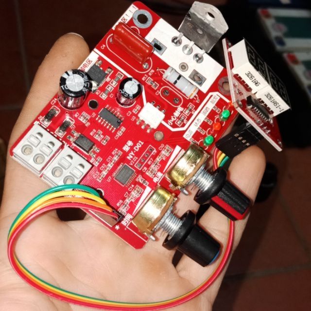 Mạch time hàn cell pin 100a mạch chuẩn 2ic