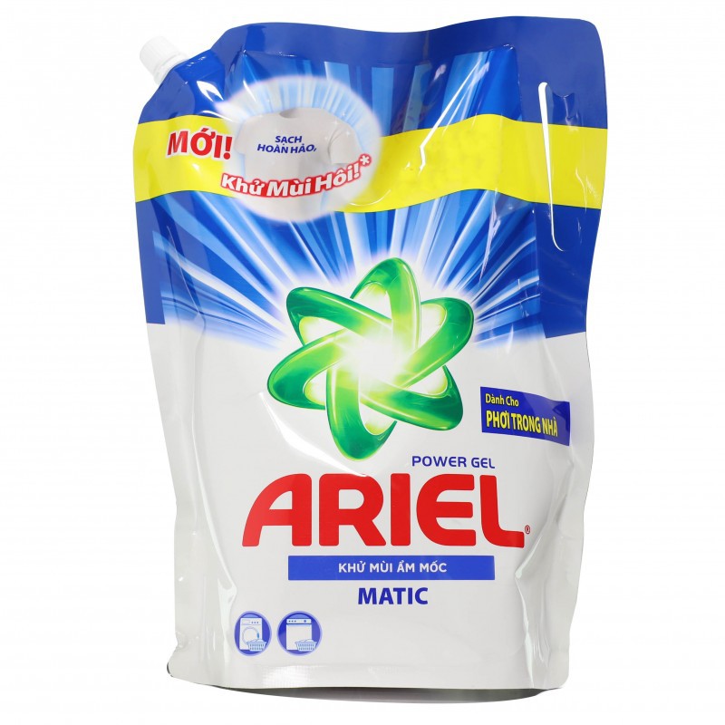 Túi Nước Giặt Ariel Khử Mùi Ẩm Mốc 1.25kg