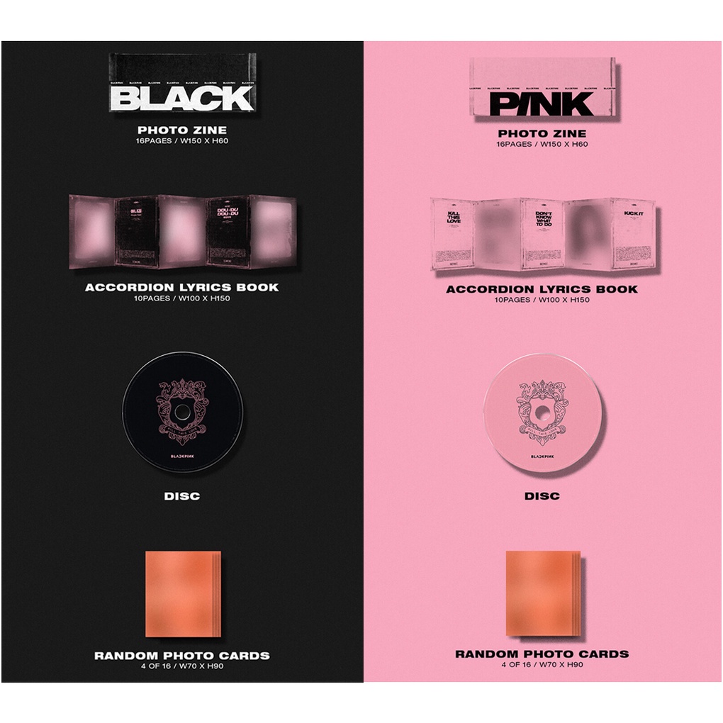 Mini album thứ 2 KPOP GOODS BLACKPINK Kill This Love