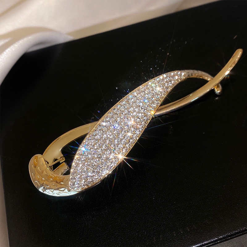 Kẹp Tóc Đính Đá Ngọc Trai Nhân Tạo Thời Trang