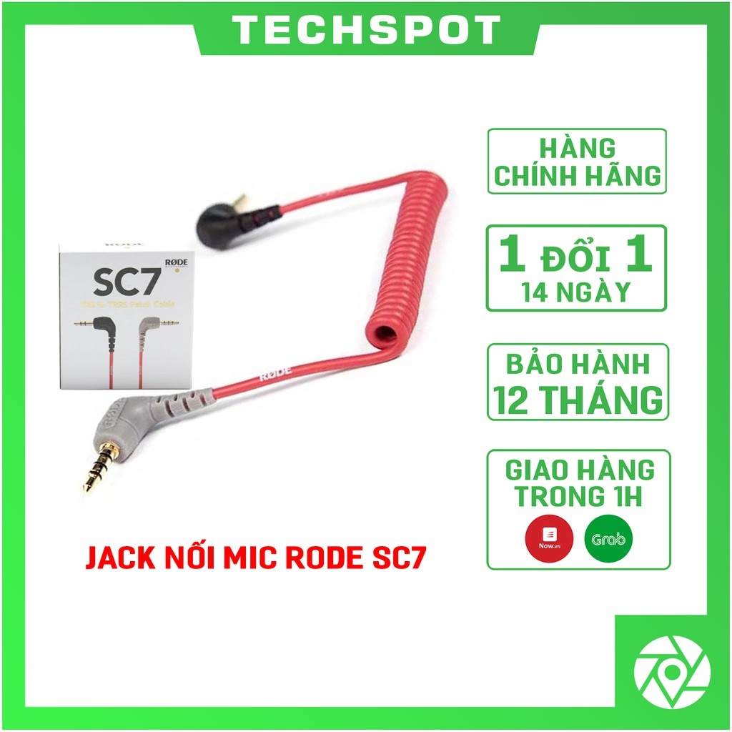JACK NỐI MIC RODE SC7 TỪ RODE VIDEOMIC GO/ VIDEO MICRO VÀO IPHONE IPAD Smartphone | Chính Hãng