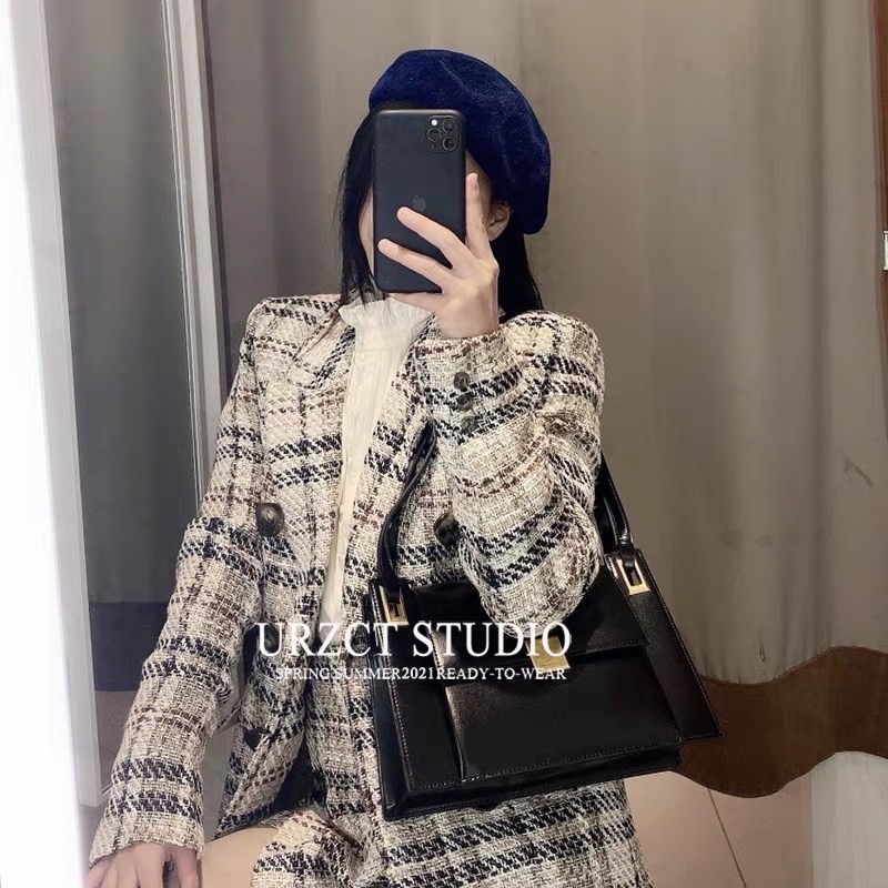 ORDER:Bộ Set Dạ tweed Zr xuất Blazer+ Quần short body Woman