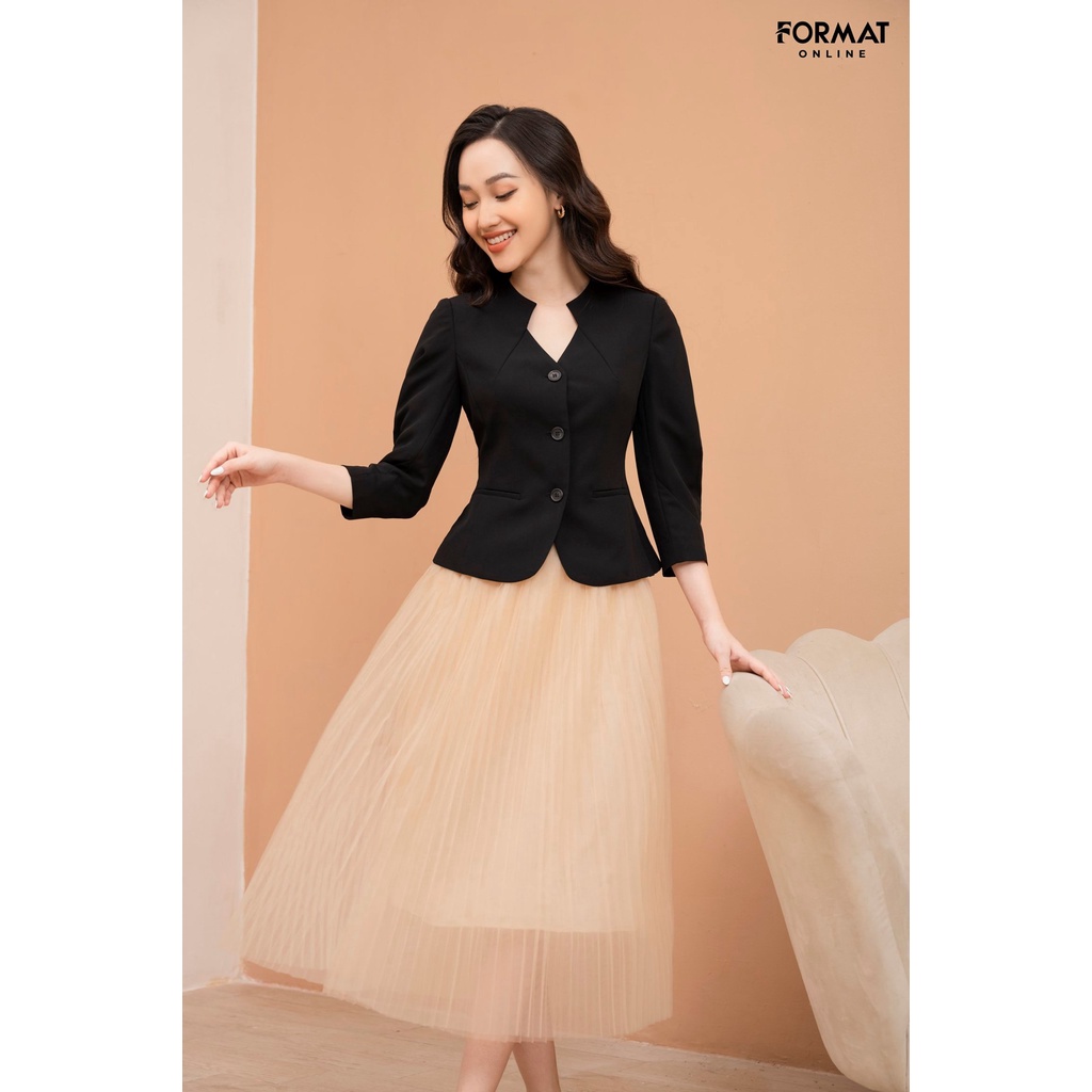 Áo vest nữ cao cấp FORMAT 2 lớp tay lỡ B957-068H